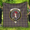 Taylor Weathered Tartan Clan Badge Premium Quilt Th8 Home Decor  Quilt